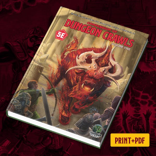 Compendium of Dungeon Crawls #5: A Collection of Quests (Print+PDF)