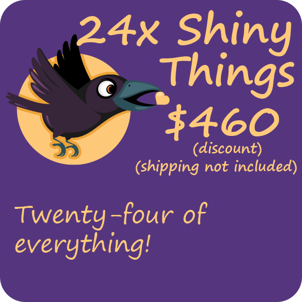 24 All The Shiny Things packs