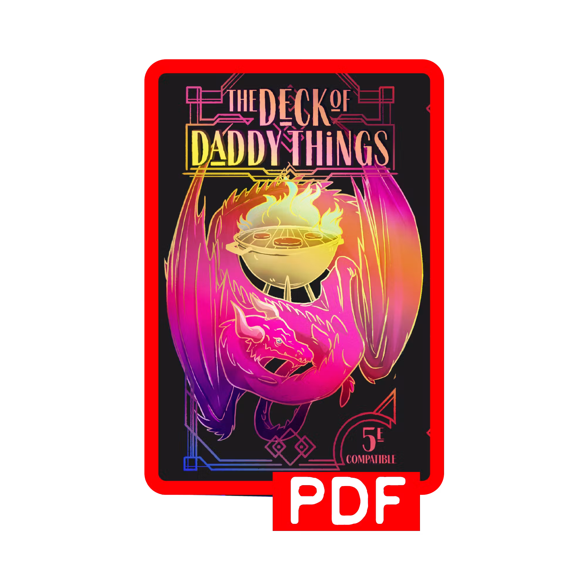 Deck of Daddy Things - Print & Play PDF