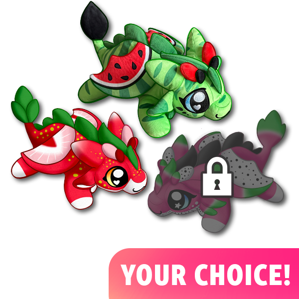 Fruit Dragon Plushie (YOUR CHOICE)