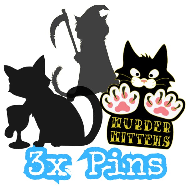 Three Enamel Pins