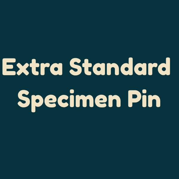 Extra Standard Specimen Pin
