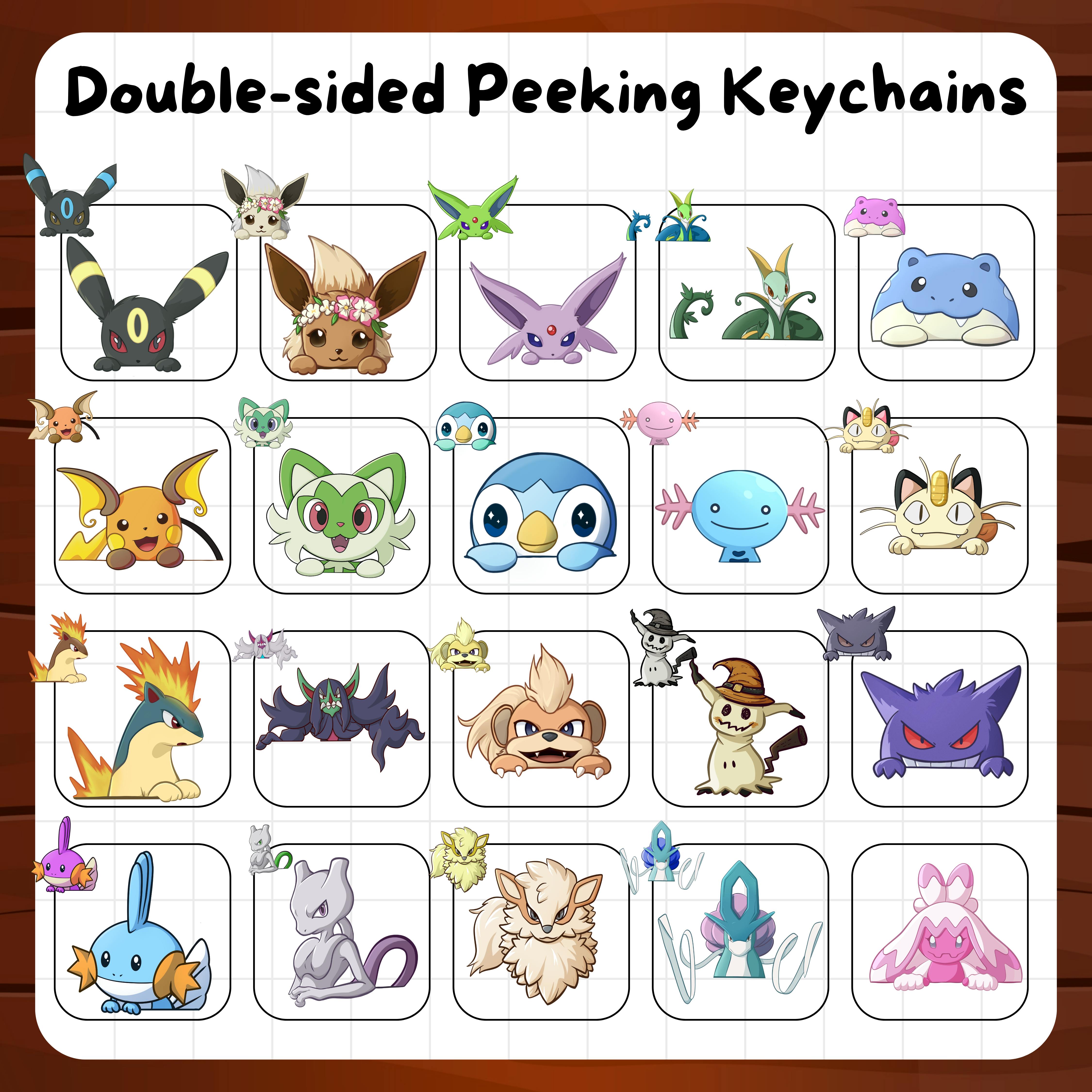 Peeking Keychains
