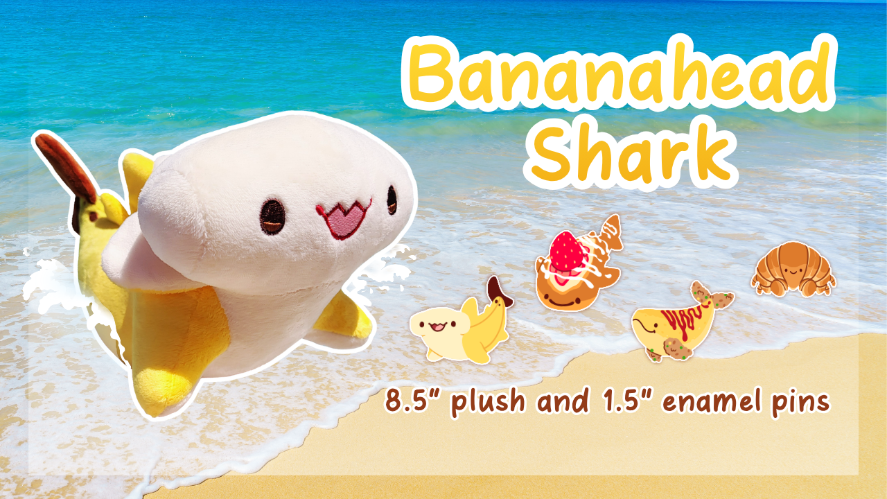 Bananahead Shark Plushie