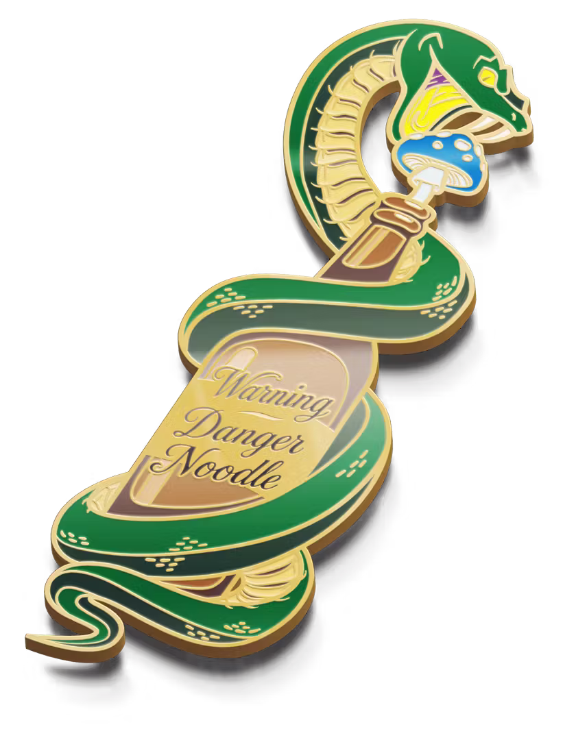 PATREON EXCLUSIVE Danger Noodle Pin