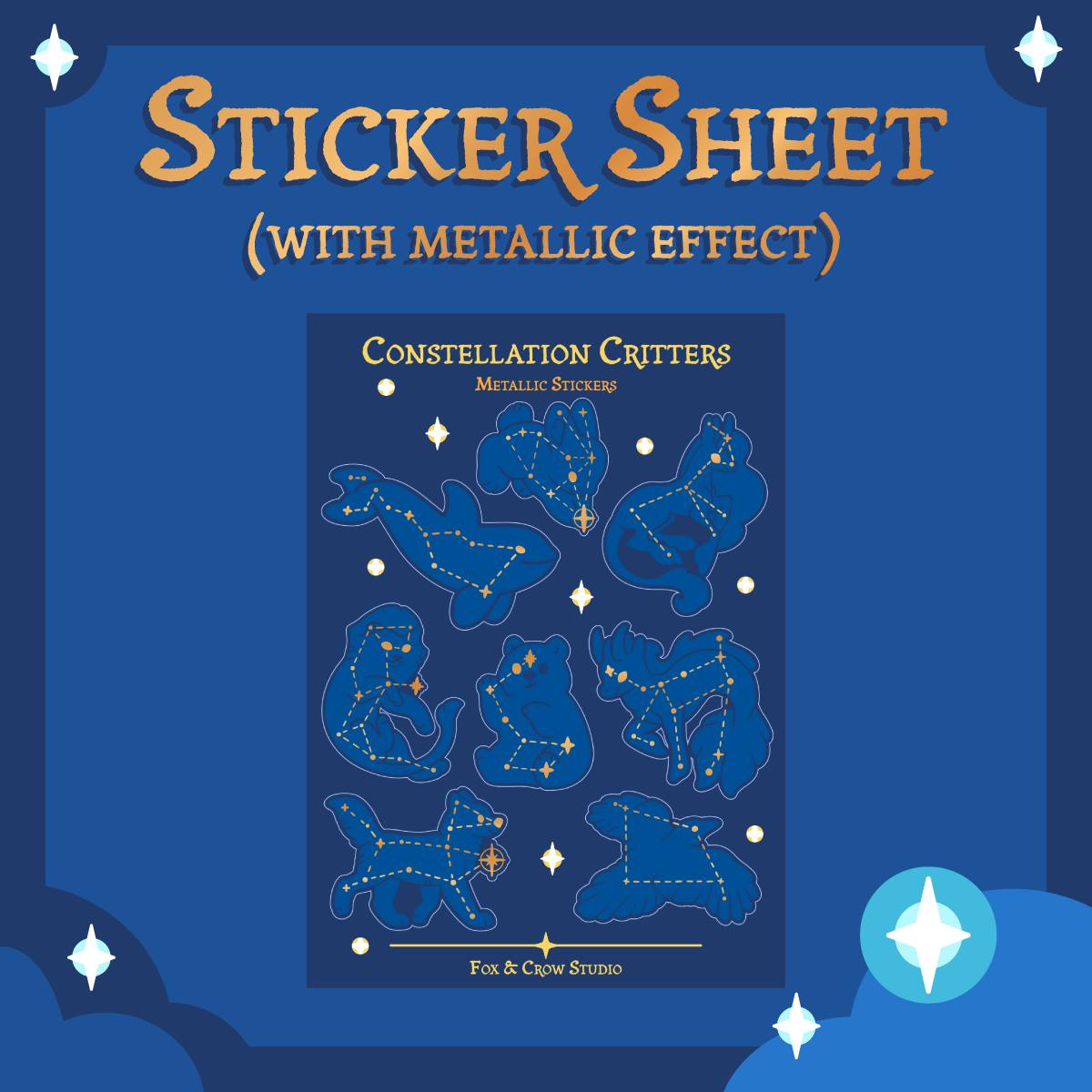 Metallic Sticker Sheet