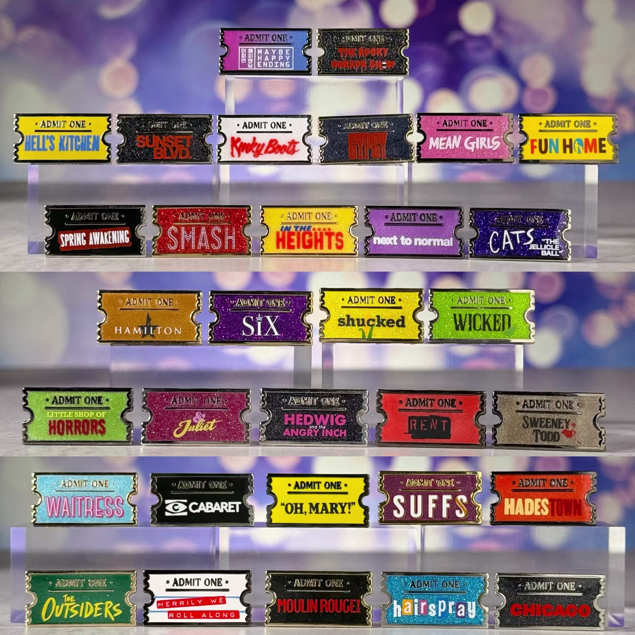 Ticket Pin (Series 1-3)