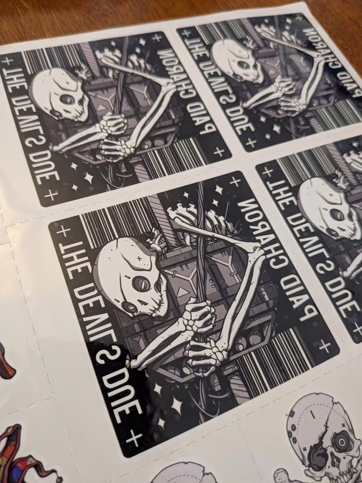  Detail of our temporary tatoo samples 