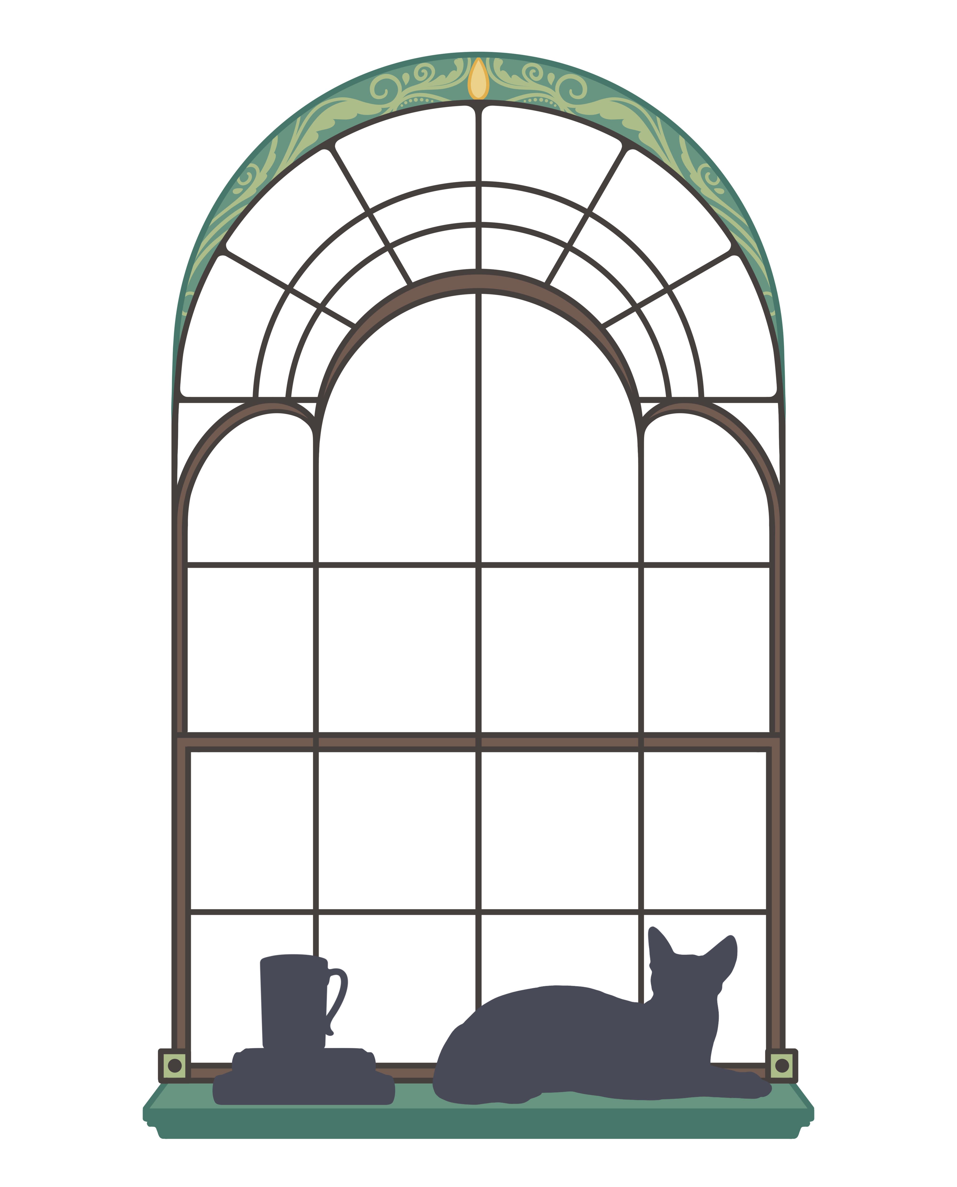 Summer Picture Window Acrylic Quicksand Keychain	