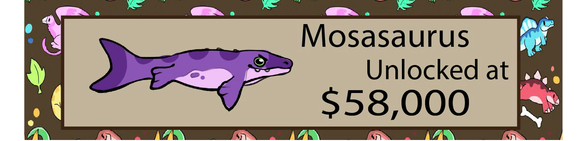 Let’s unlock the mosasaur!