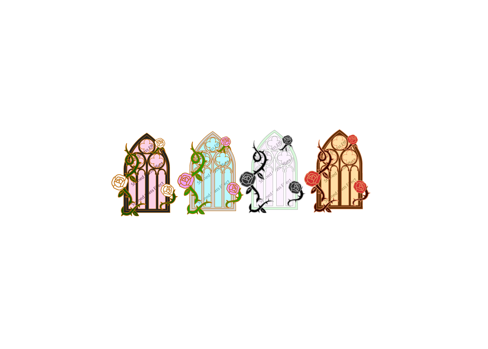 In Stock Cathedral Pins