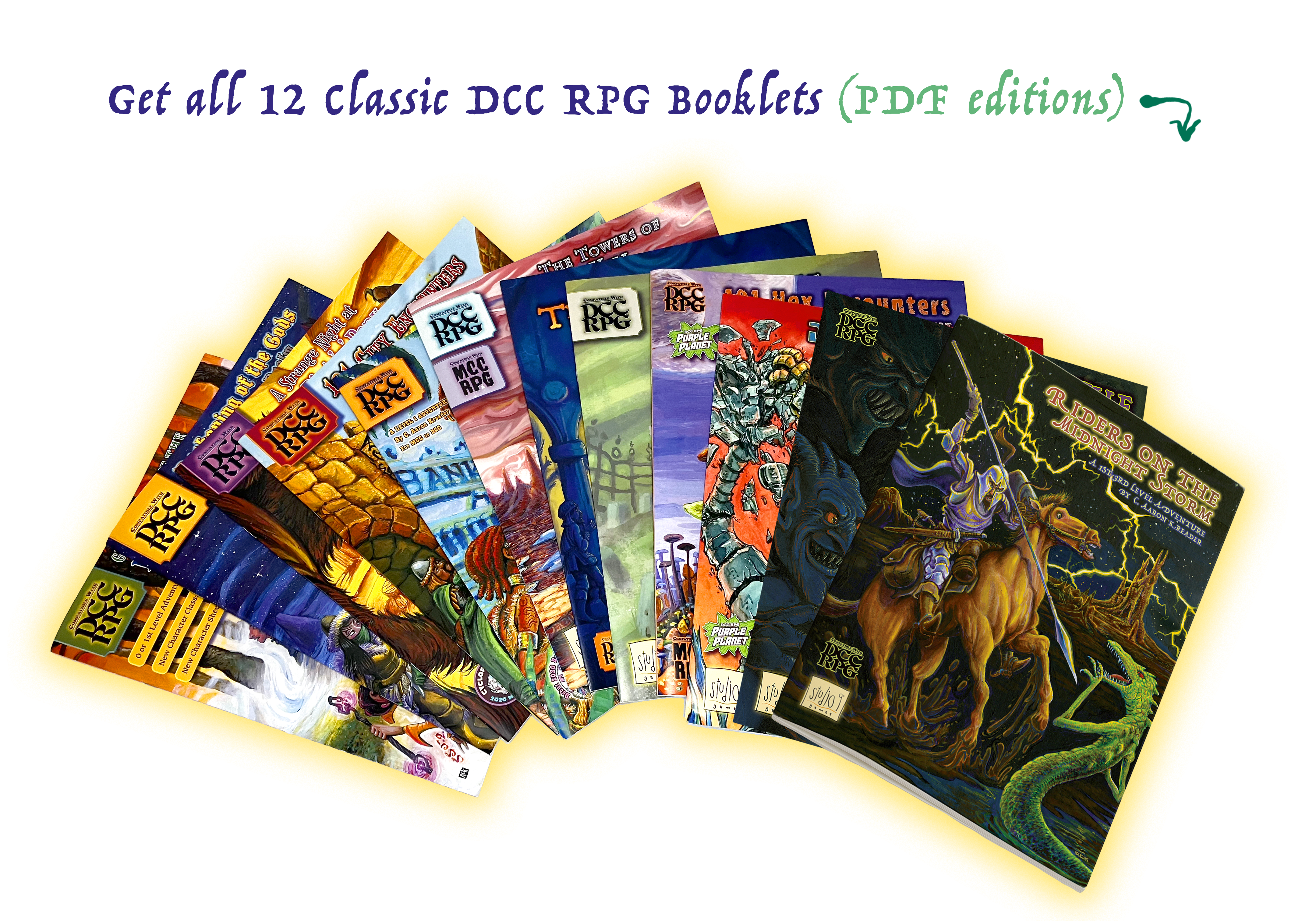 Mega Pack: All 12 previous DCC RPG books (PDF)