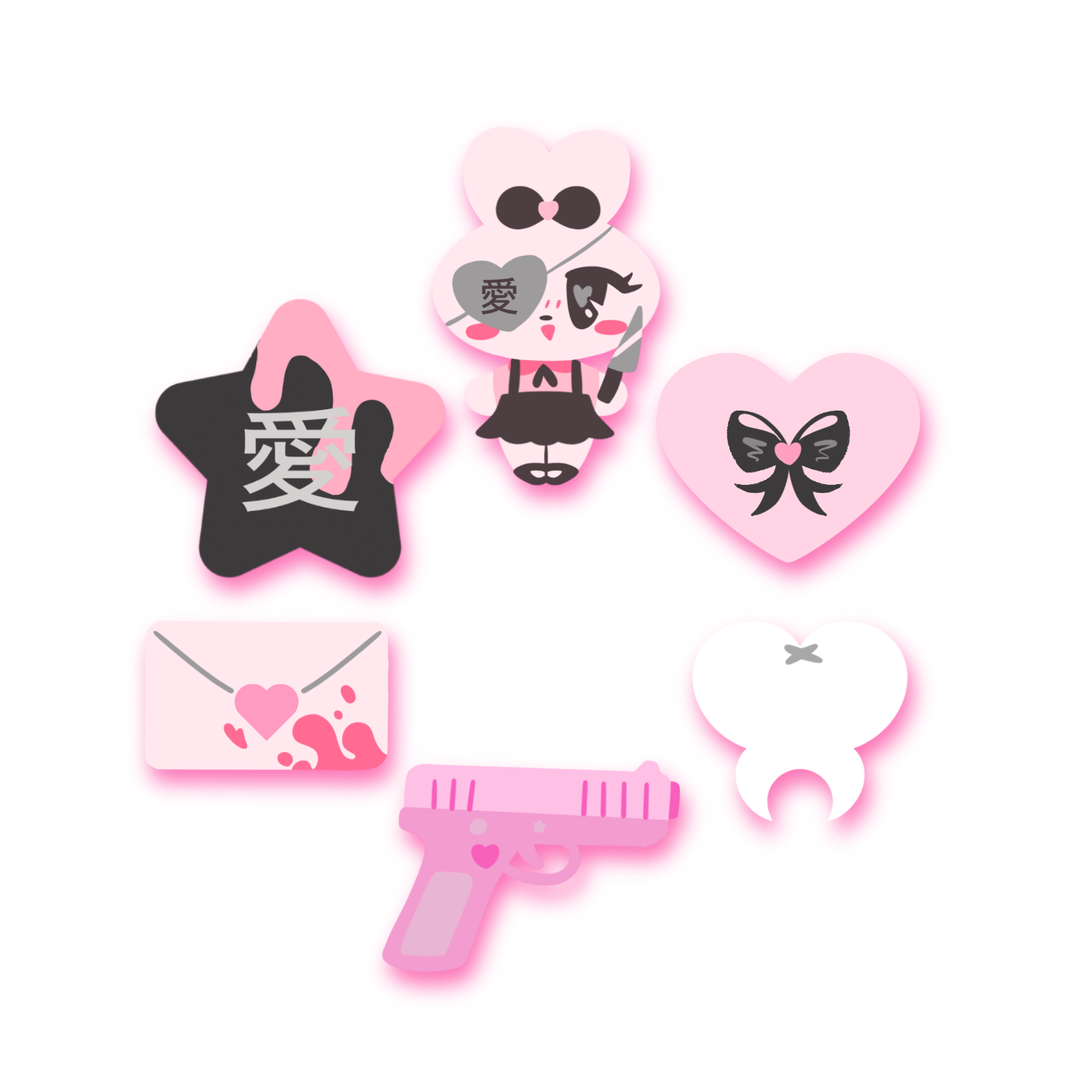 Pin Pack of 6 (Set)