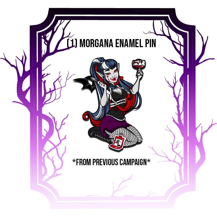 Morgana Enamel Pin