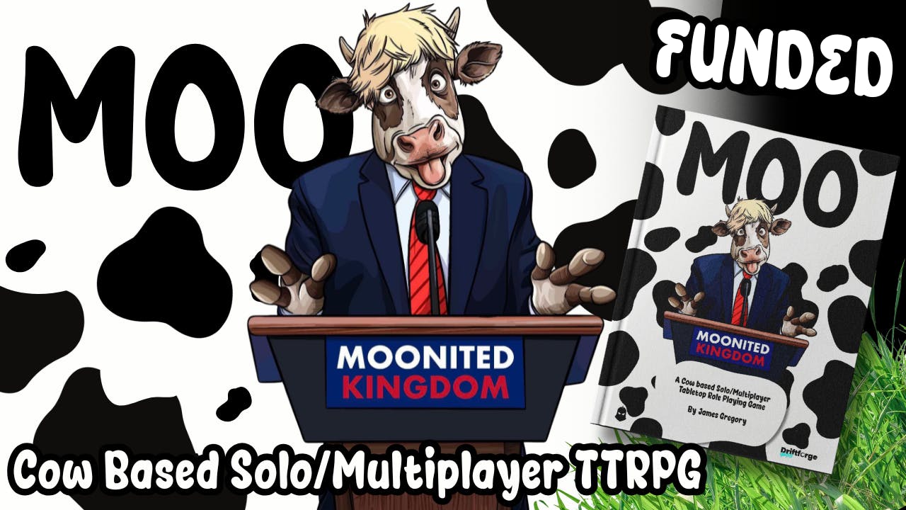 MOO - A Cow Based Solo/Multiplayer TTRPG - BackerKit