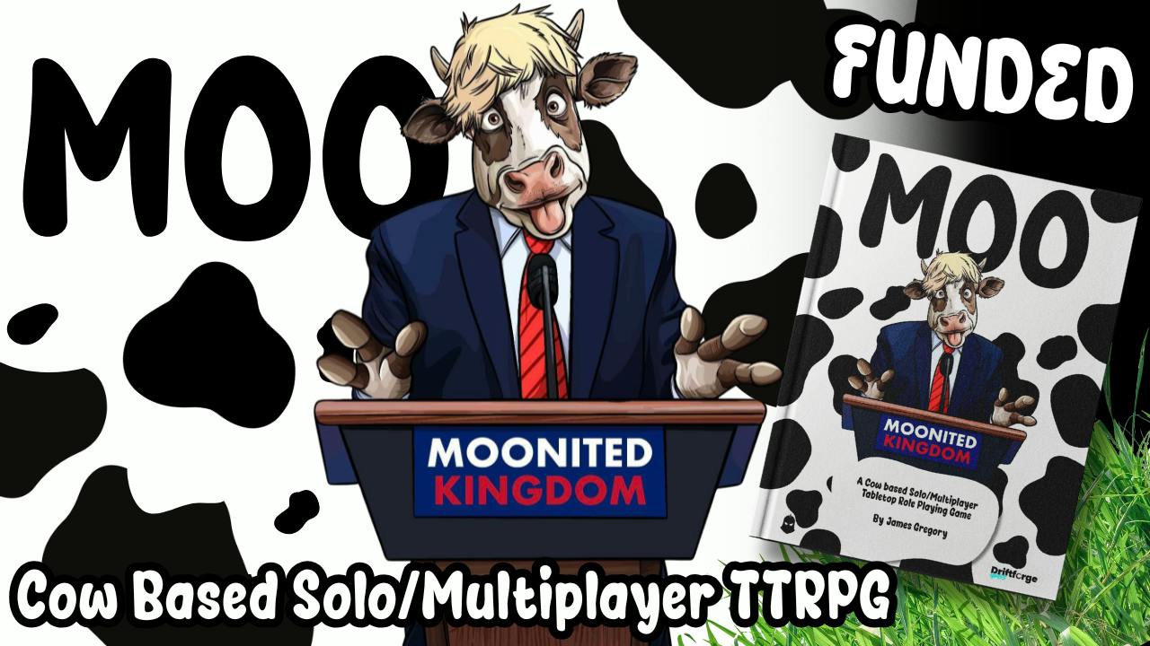 MOO - A Cow Based Solo/Multiplayer TTRPG - BackerKit