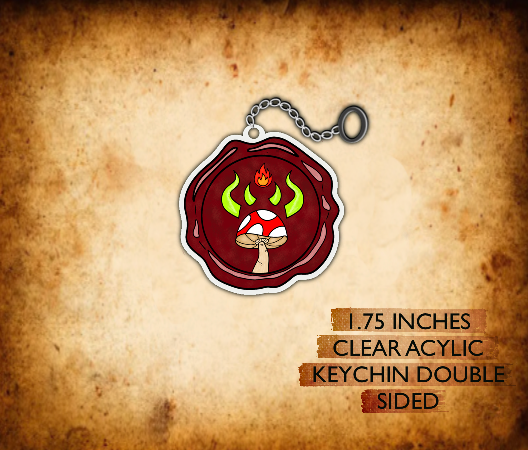 Fantasy Wax Seal Acrylic Keychain