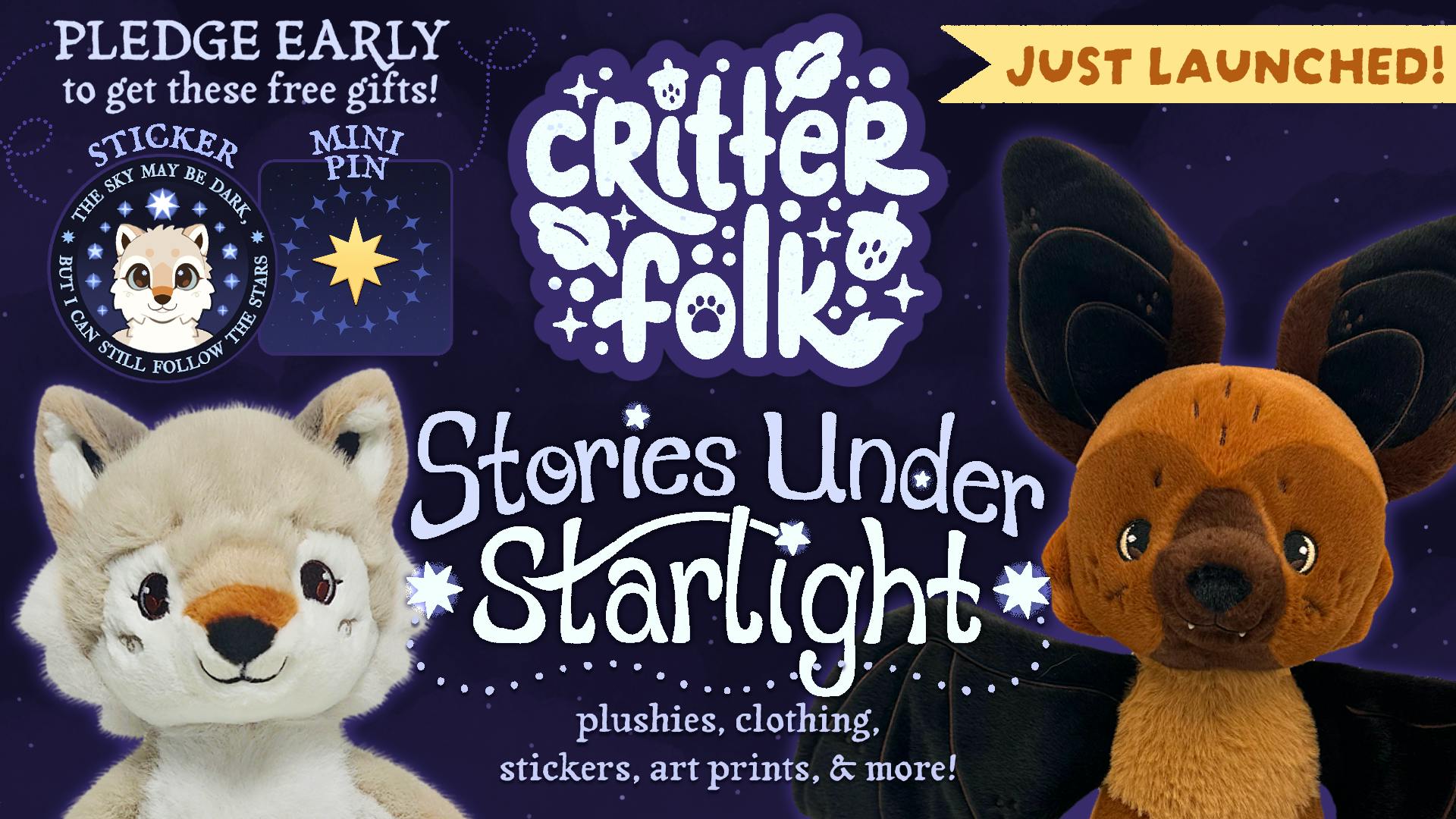 Critterfolk Plushies - Stories Under Starlight