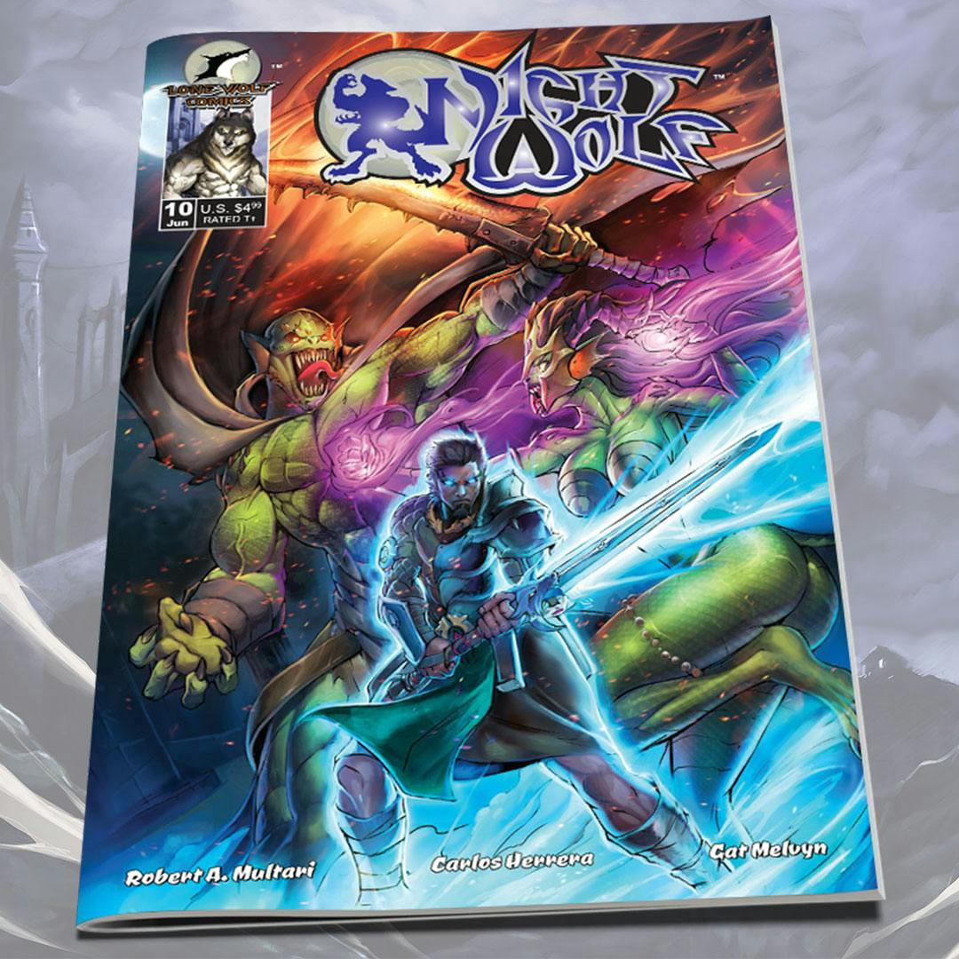 Night Wolf #10 Print Standard Cover By Carlos Herrera