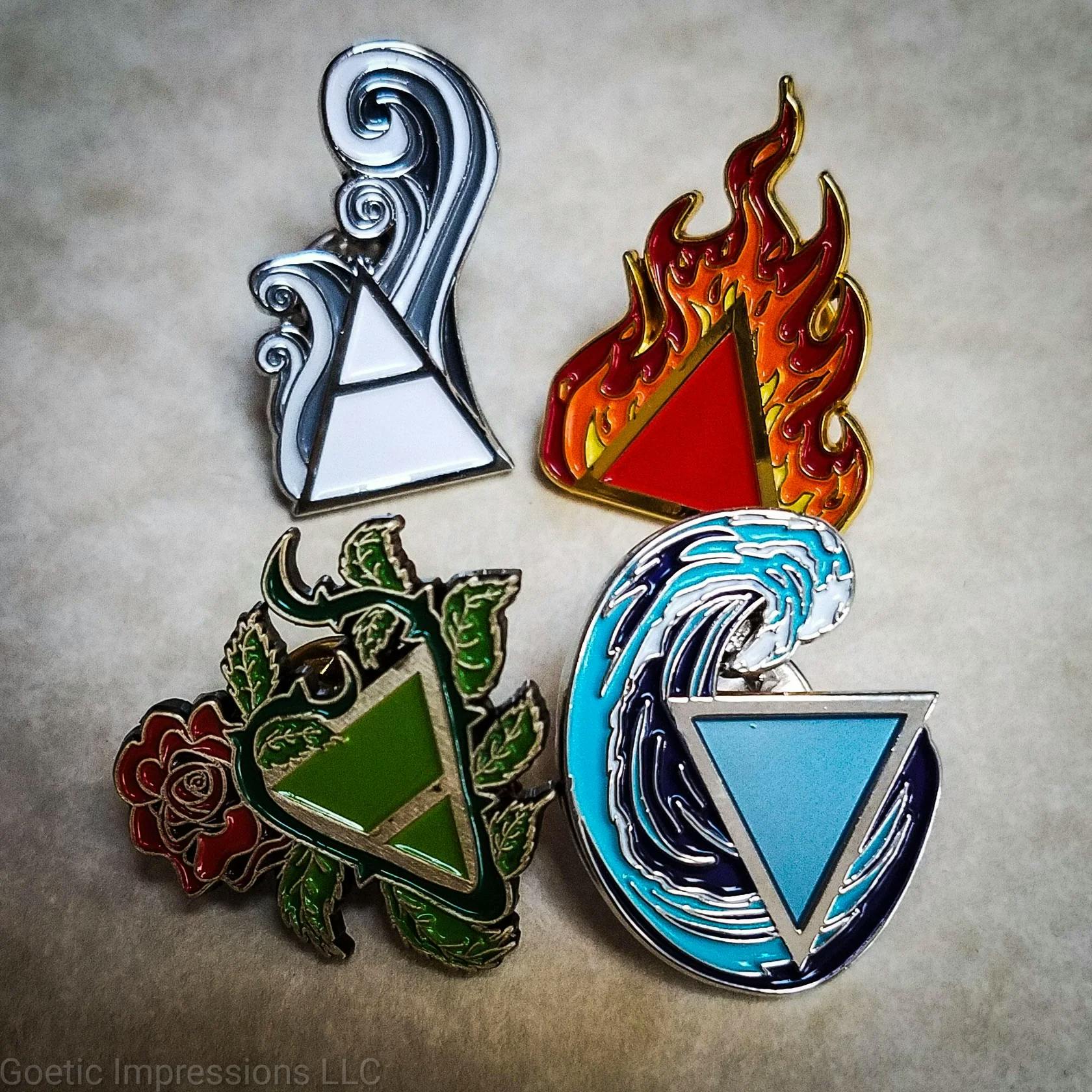 Elemental Alchemy Pins