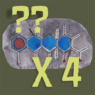 4 X Antibiotic Mini-pins (4 pins)