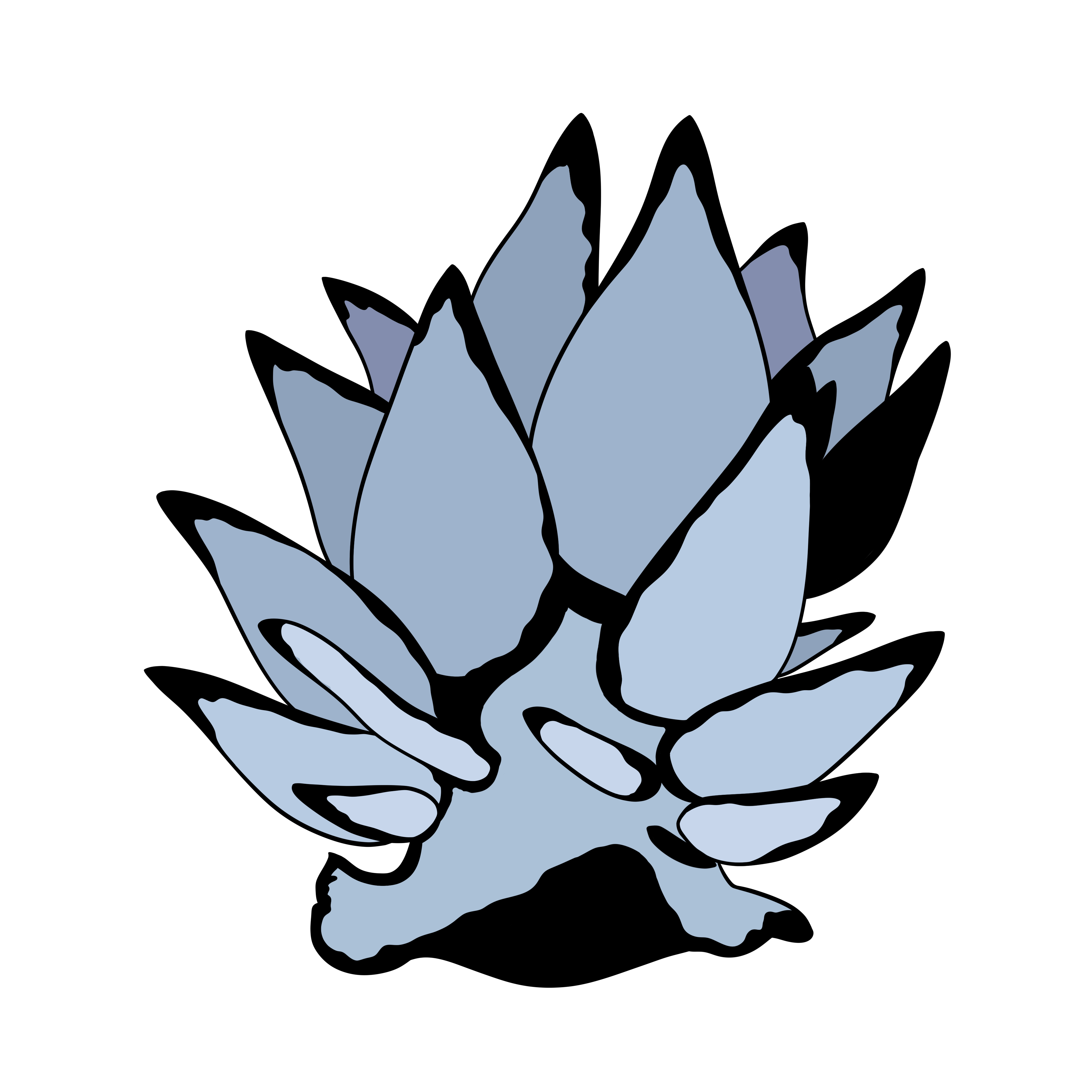 Frosted Pin	