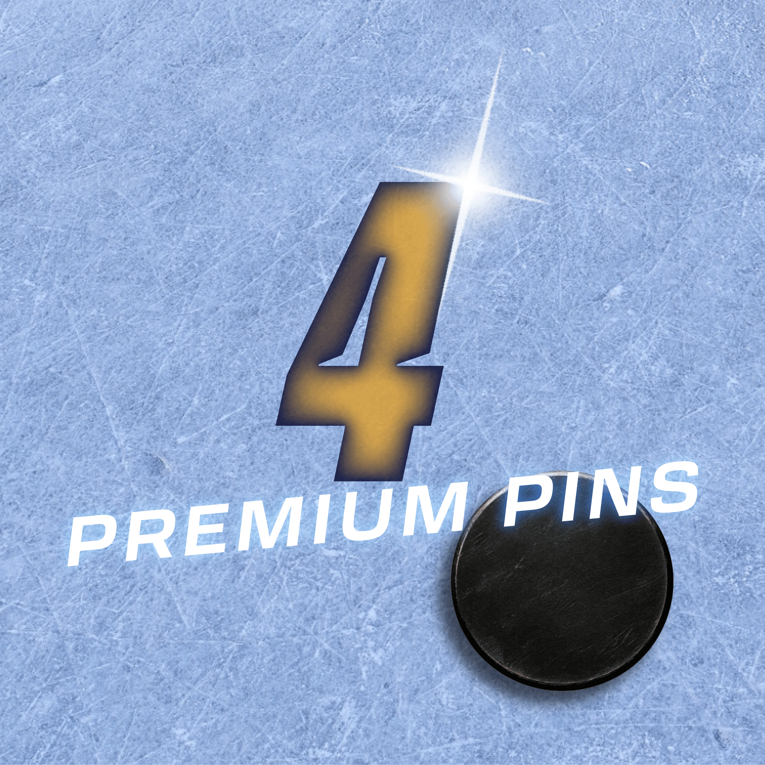 Four Premium Pins