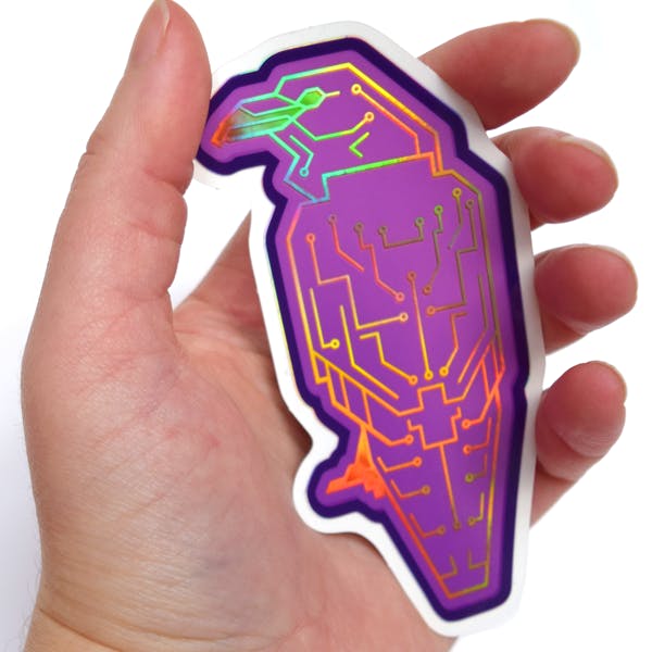 Selective Holographic Malware Sticker