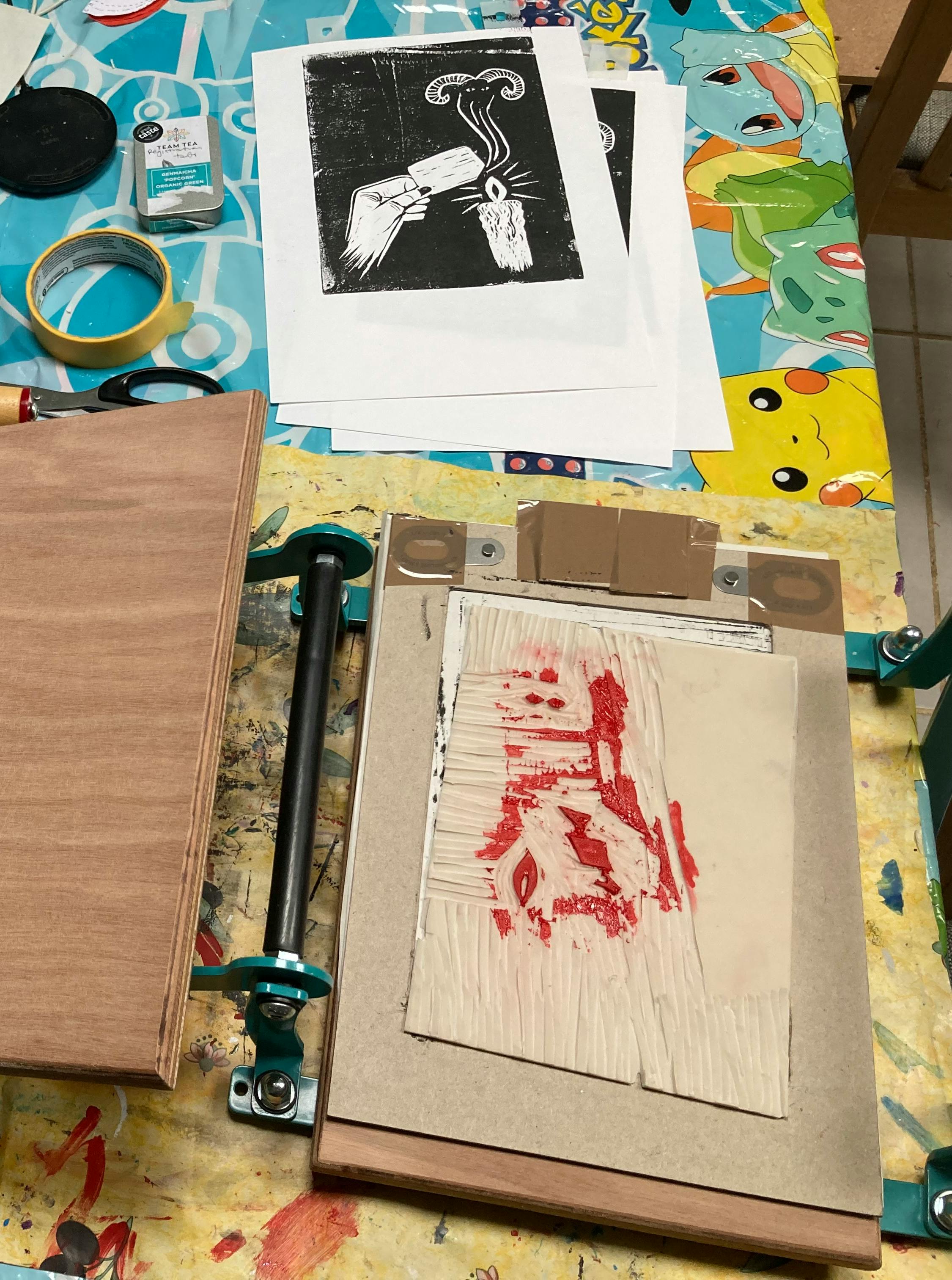 Wreck This Deck Print Zine with Art Print