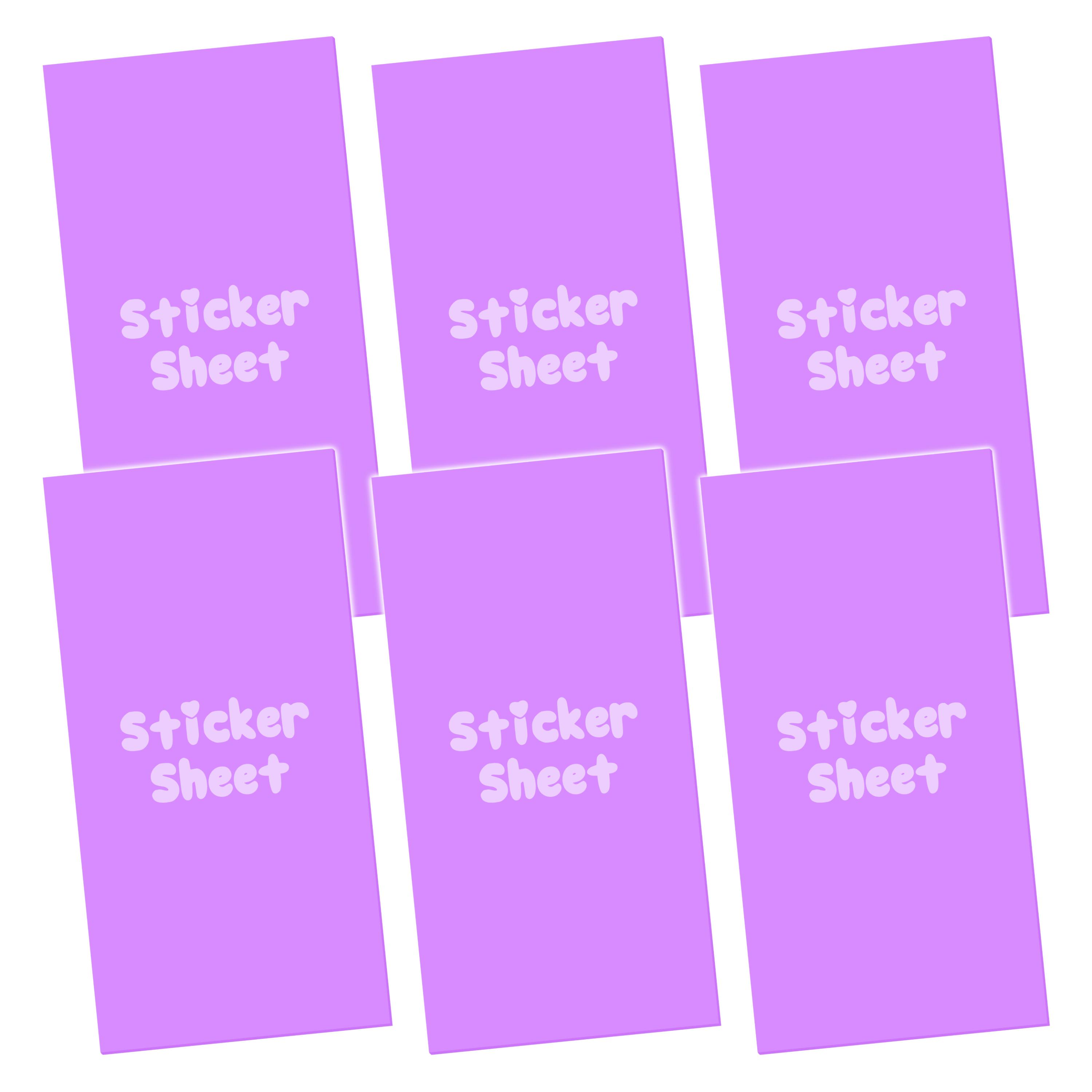 6x Sticker Sheet
