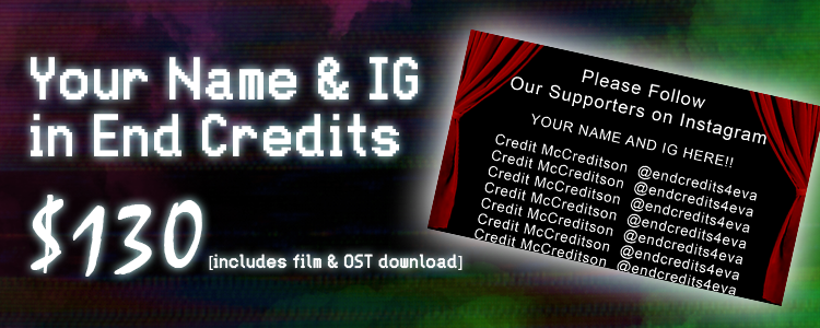 Name & Instagram Handle in Film Credits