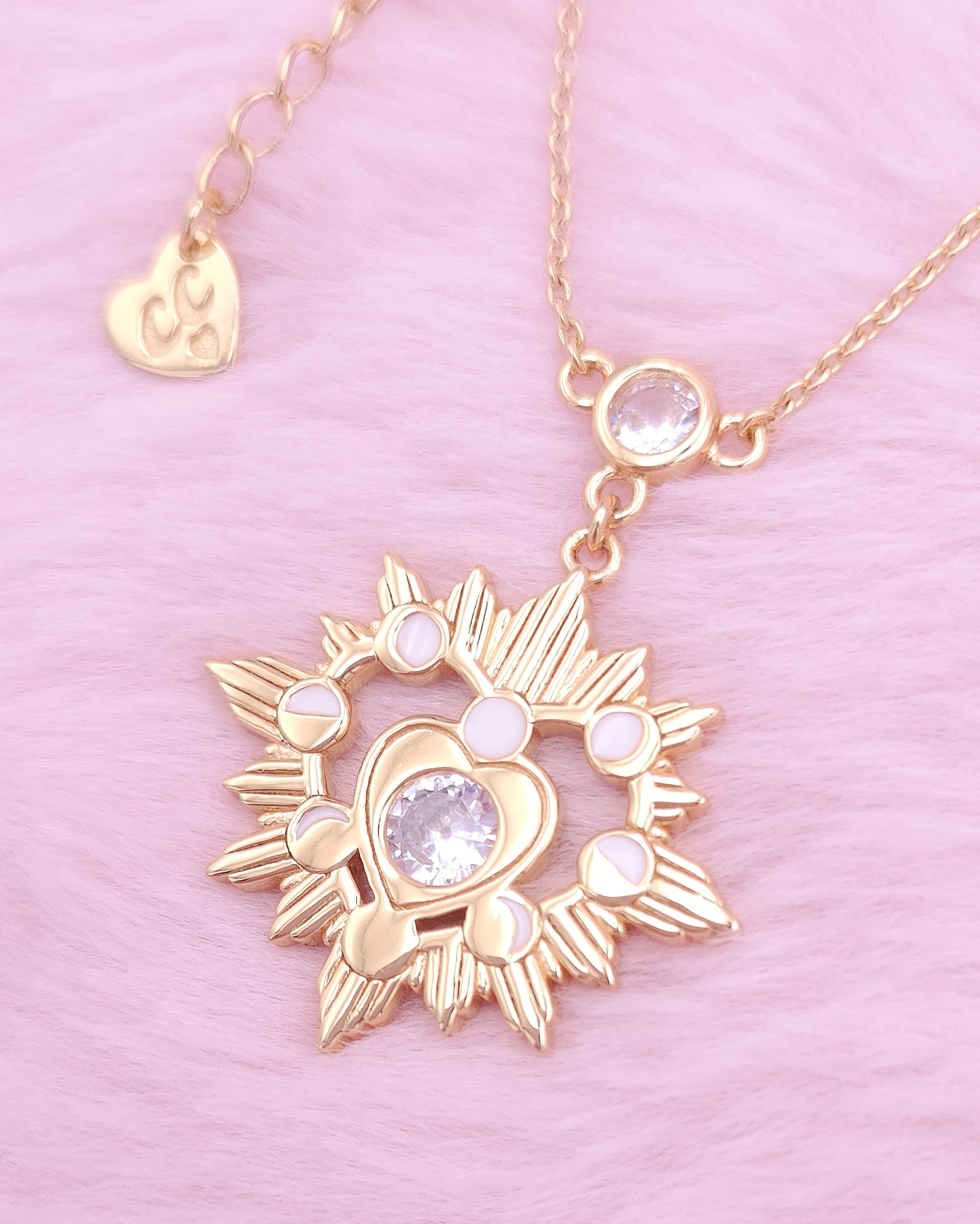White Cœur Céleste Necklace
