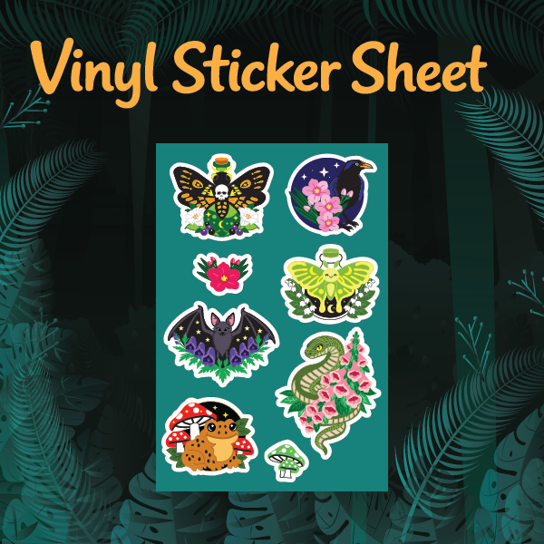 Vinyl Sticker Sheet