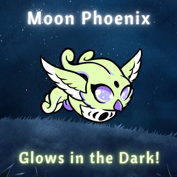 Phoebe the Moon Phoenix (Glow in the Dark)
