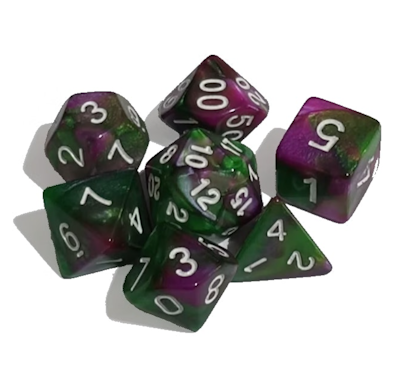 Seeds of (mis)Fortune Standard/5e Dice Set