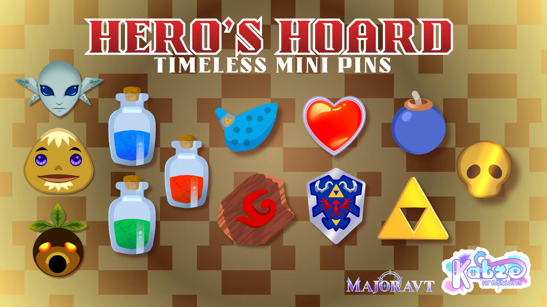 Hero’s Hoard: Timeless Mini Pins