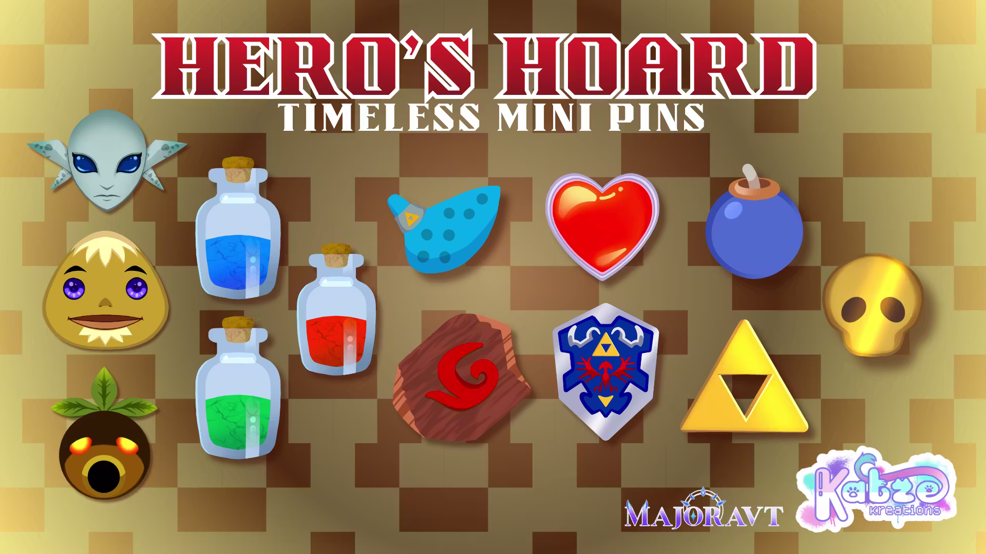Hero’s Hoard: Timeless Mini Pins