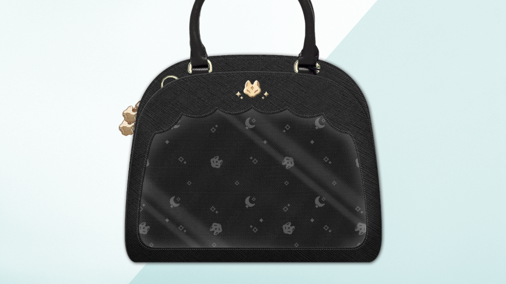 Sleepy Wolf Ita Purse - BLACK - Gold Hardware