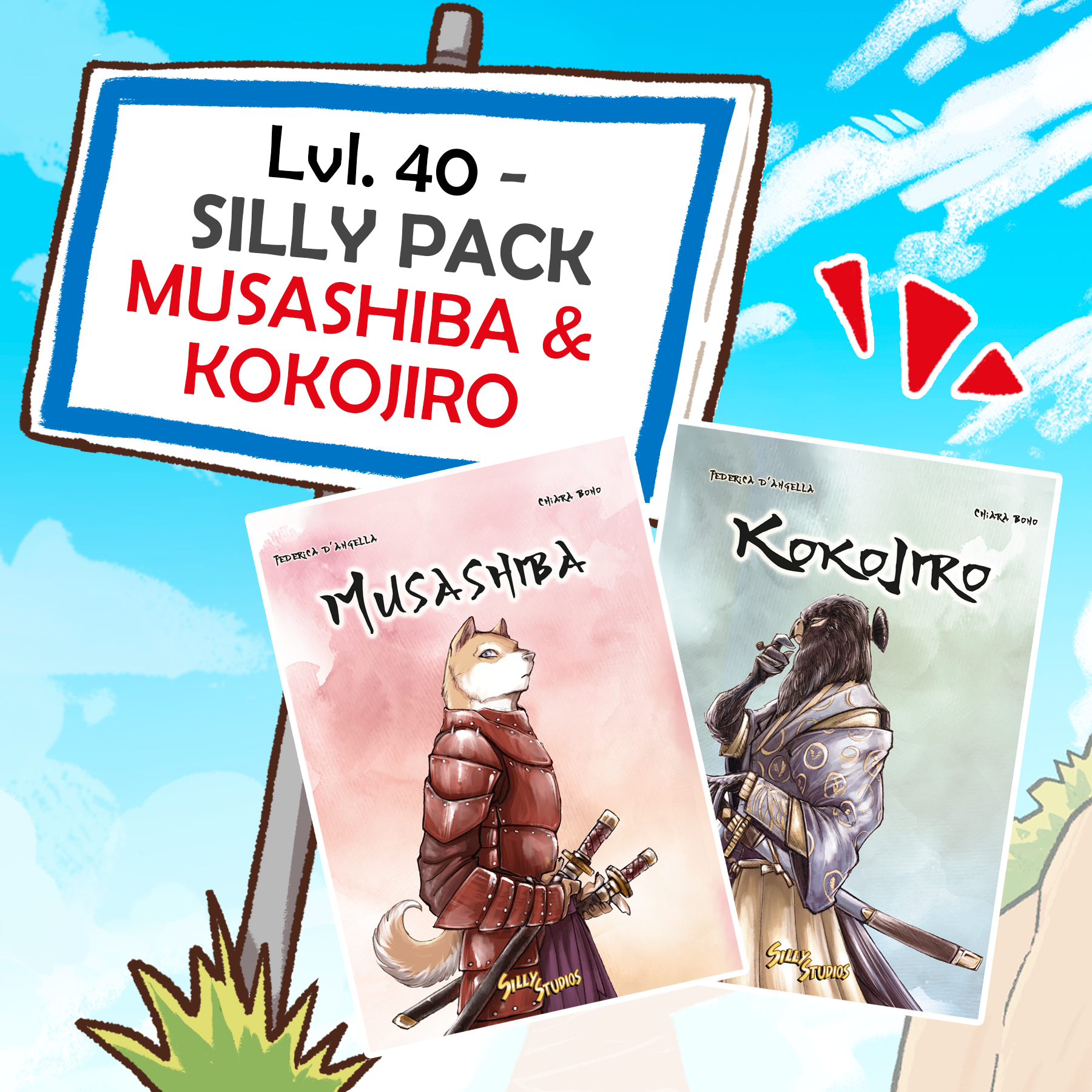 Lvl. 40 - Silly Pack "Musashiba & Kokojiro"