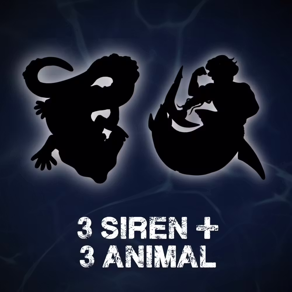 3 Siren + 3 Animal