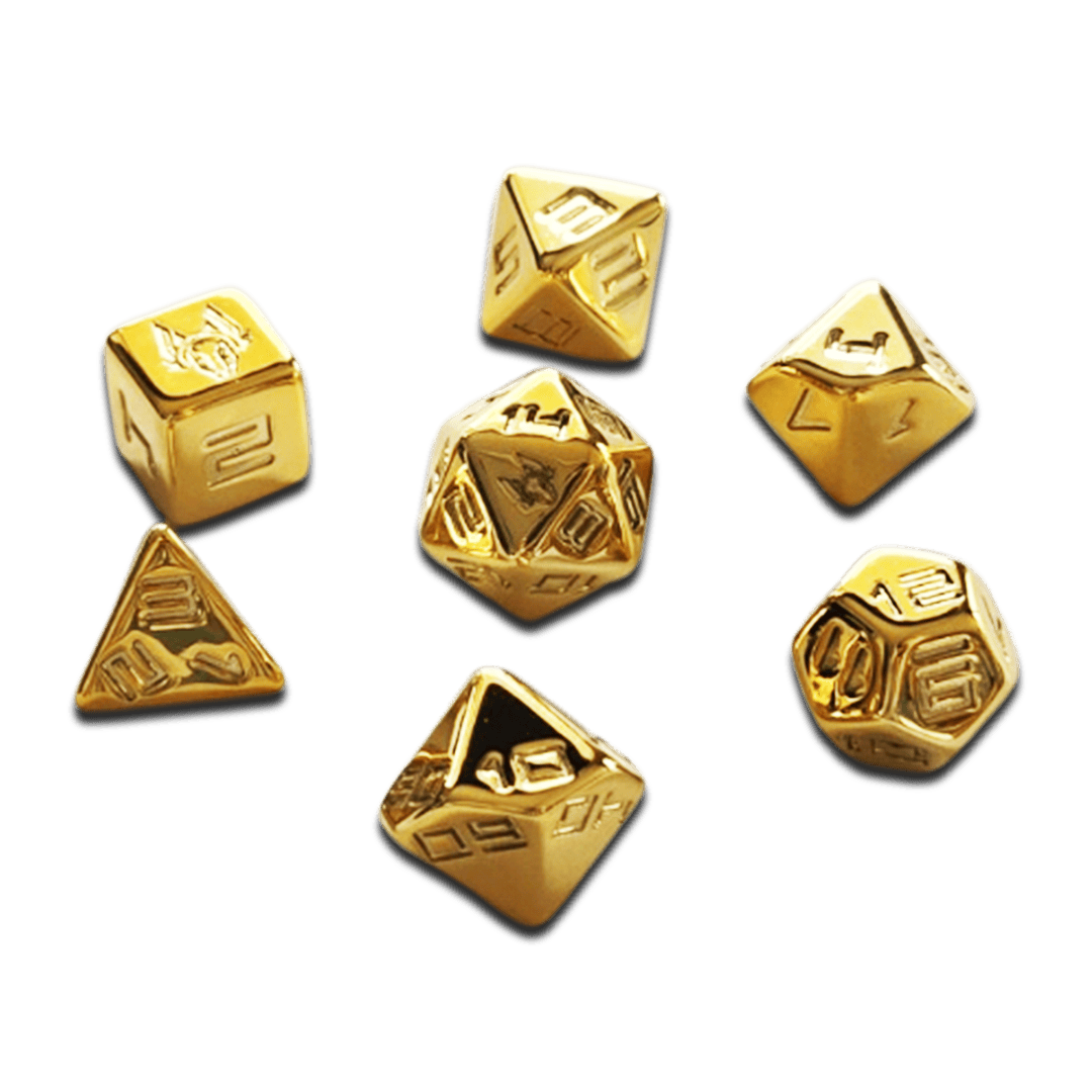 ZOR Dice Set - Gold