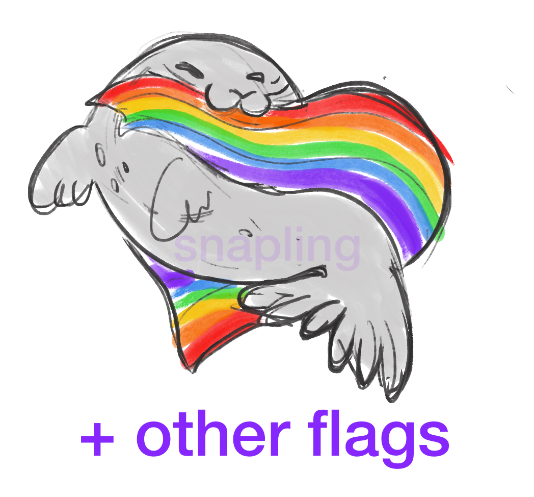 Pride Seal (~1.6" Pride Pin with Several Flag Variants)