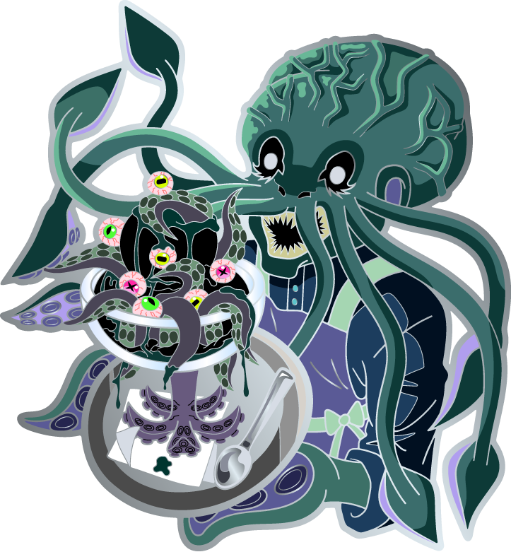 CTHULHU: IceScream Cryptid - Hard Enamel Pin