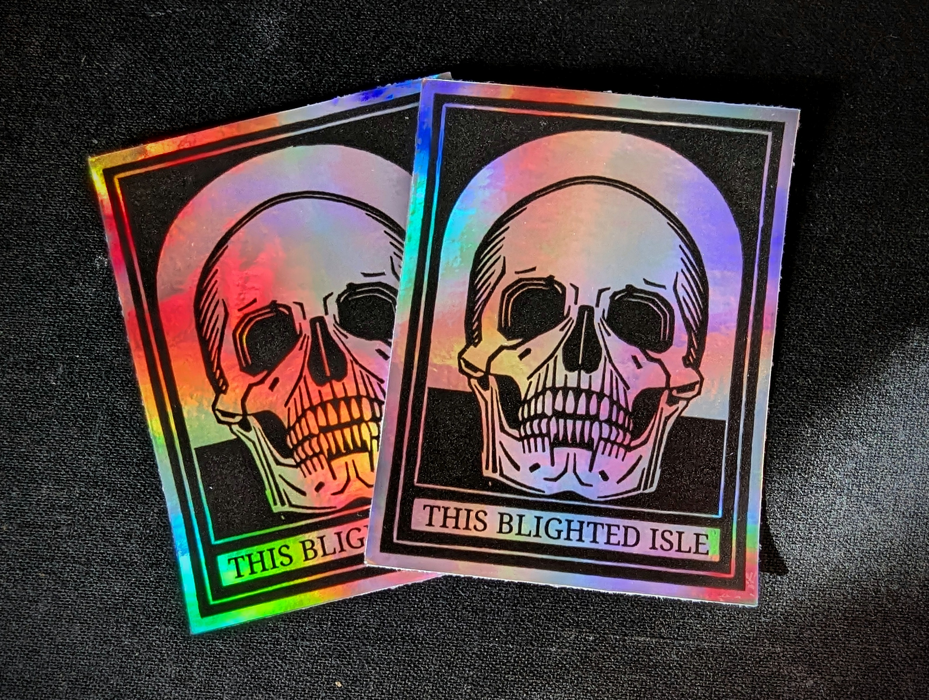 2 x This Blighted Isle Stickers