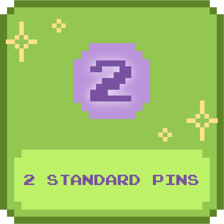 Two Standard Pins