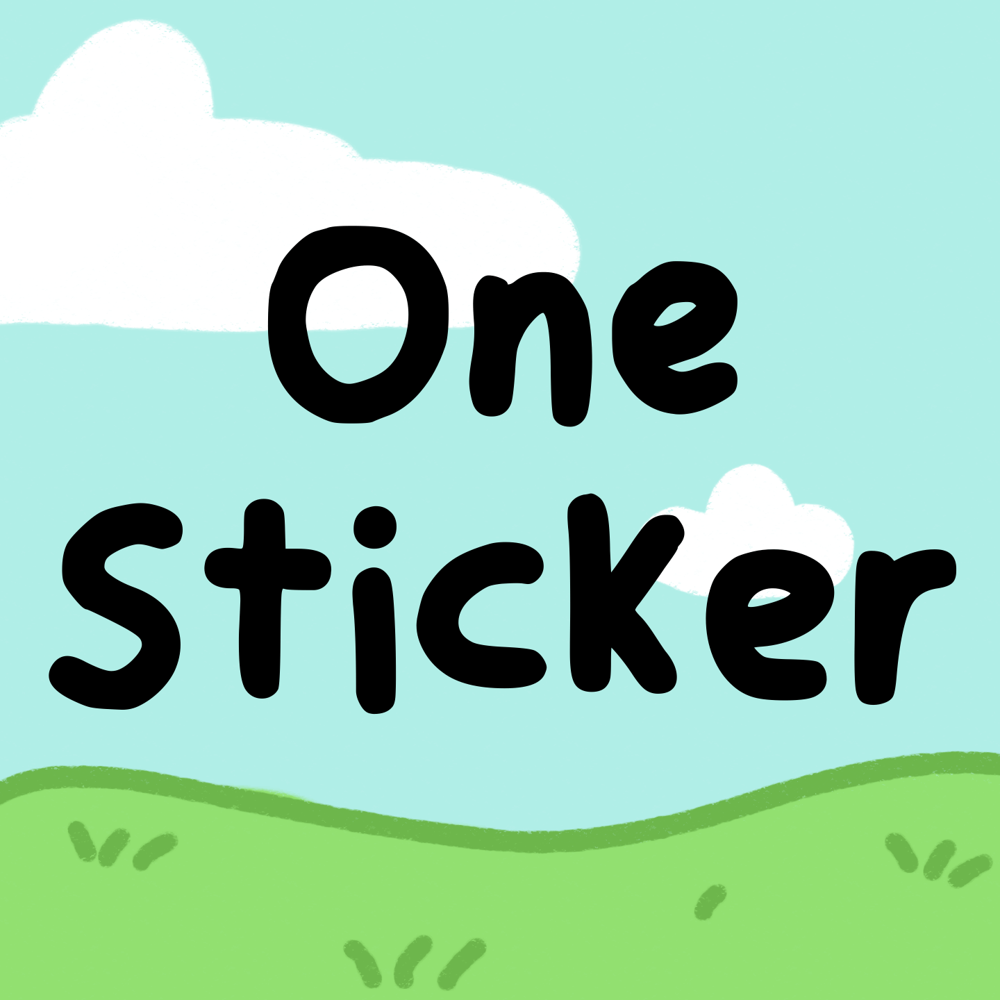 One Veggie Cat Sticker