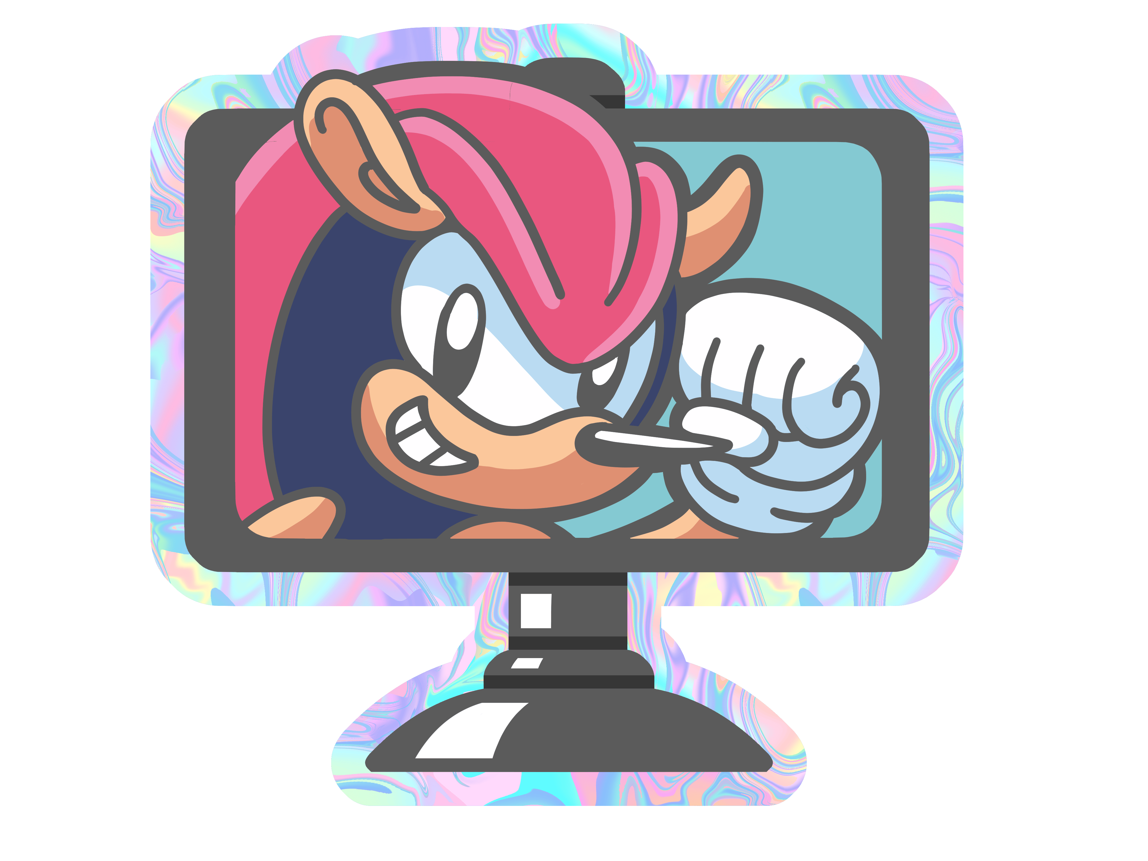 MIGHTY SIGNPOST STICKER