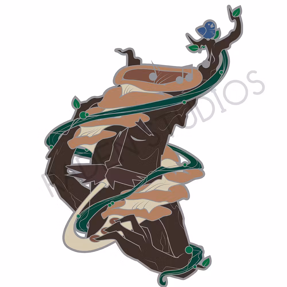 Mythical Bard Series - Tree Guardian Bard (A-GRADE PIN)