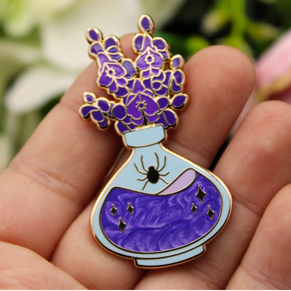 Enamel Pin: Aconite