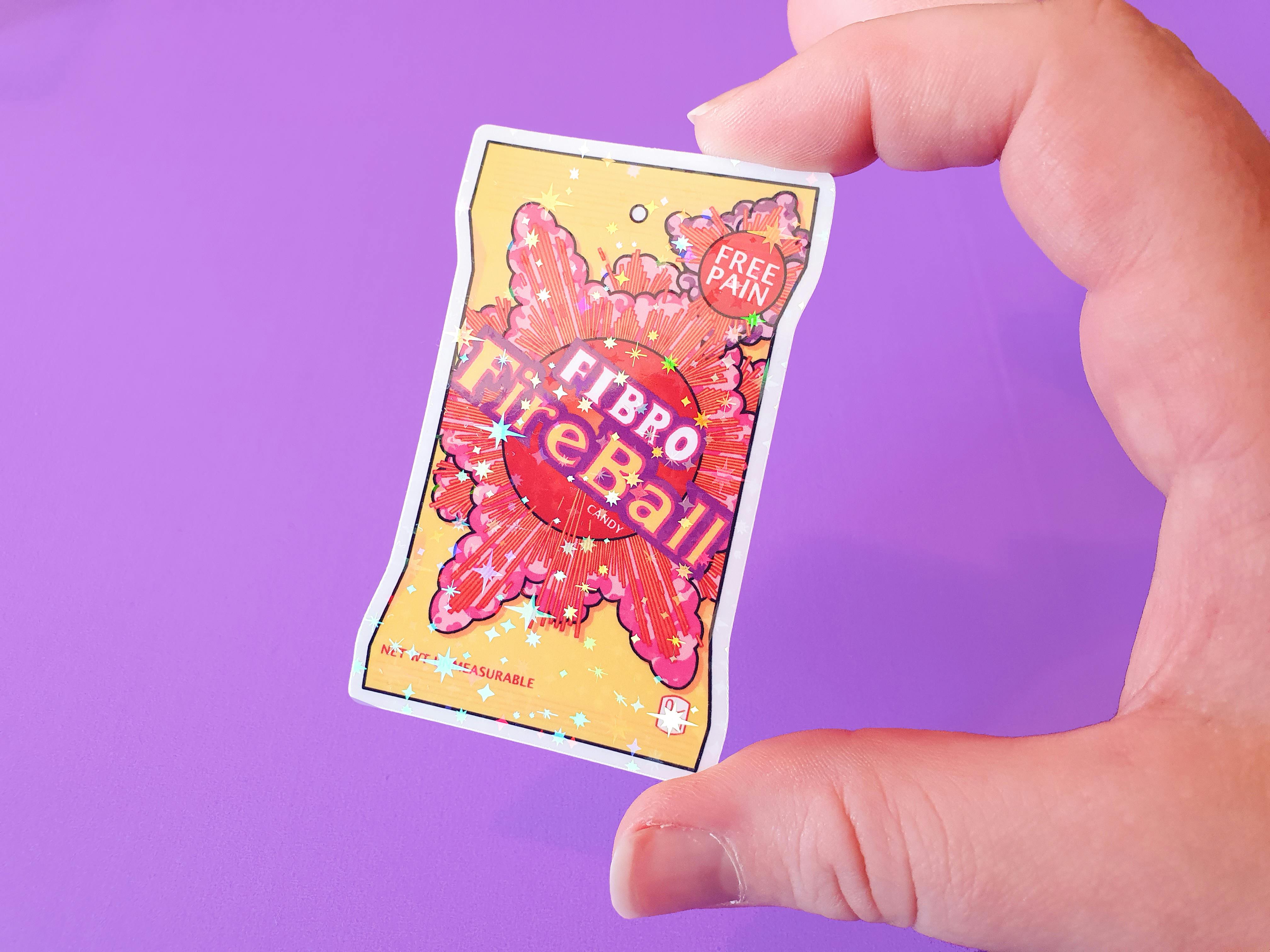 Fibro Fireballs Sticker